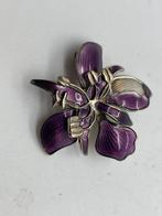 A792 Prachtige zilveren broche David Andersen Norway, Ophalen of Verzenden, Zilver, Broche