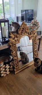 Antieke spiegel, Huis en Inrichting, Woonaccessoires | Spiegels, 75 tot 100 cm, 100 tot 150 cm, Rechthoekig, Zo goed als nieuw