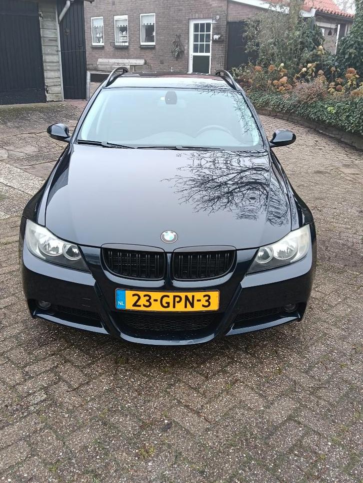 BMW 3-Serie 2.0 318 I Touring 2008 Carbon Schwarz, Auto's, BMW, Particulier, 3-Serie, ABS, Airconditioning, Alarm, Bluetooth, Boordcomputer