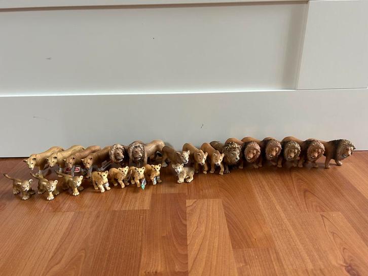 Schleich leeuwen, Verzamelen, Dierenverzamelingen, Zo goed als nieuw, Beeldje of Figuurtje, Paard, Ophalen of Verzenden