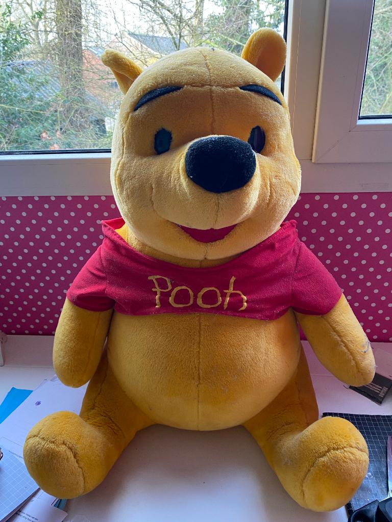 Grote Winnie the Pooh knuffel, Verzamelen, Disney, Ophalen, Winnie de Poeh of vrienden, Zo goed als nieuw, Knuffel
