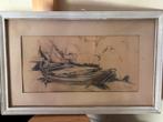 Tekening schuit, Antiek en Kunst, Ophalen
