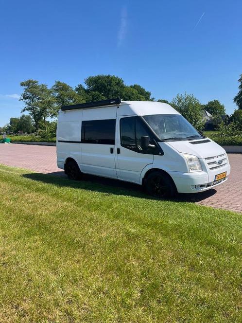 Ford Transit 300M Camper bj 2010 2,2l diesel wit, Caravans en Kamperen, Campers, Particulier, Bus-model, tot en met 2, Ford, Diesel