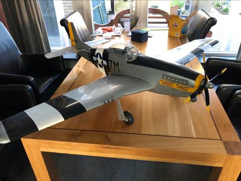 Te koop Mustang met 4 takt Os max FS series., Hobby en Vrije tijd, Modelbouw | Radiografisch | Vliegtuigen, Nieuw, Verzenden