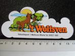 sticker vakantiepark 't wolfsven mierlo logo vos bos zon, Verzenden, Zo goed als nieuw, Bedrijf of Vereniging