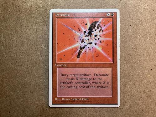 1x Detonate (Excellent), Hobby en Vrije tijd, Verzamelkaartspellen | Magic the Gathering, Zo goed als nieuw, Losse kaart, Ophalen of Verzenden
