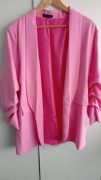 Licht roze blazer Pescana XXL met geplooide mouwen, Kleding | Dames, Ophalen of Verzenden, Zo goed als nieuw, Maat 46/48 (XL) of groter