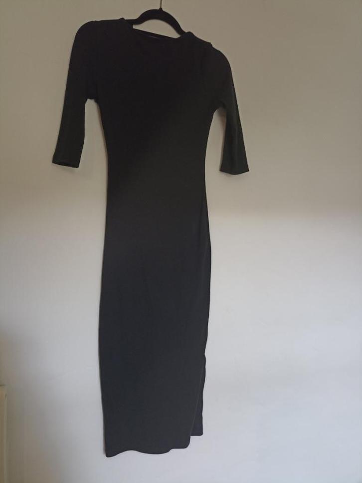 zwarte jurk, Kleding | Dames, Jurken, Zo goed als nieuw, Maat 38/40 (M), Zwart, Boven de knie, Ophalen of Verzenden