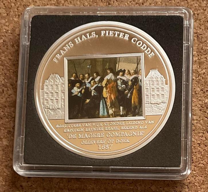 Penning Rijksmuseum - Frans Hals, Pieter Godde Magere Comp, Postzegels en Munten, Penningen en Medailles, Overige materialen, Nederland
