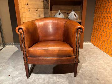 Schapenleren Clubfauteuil Bendic - Izgs beschikbaar voor biedingen