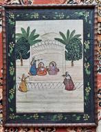 India zijde schilderij, Ophalen
