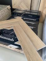 Restant PVC klik visgraat pallets showroom vianen, Huis en Inrichting, Vianen, Visgraat klik pvc, Beige, Overige typen