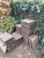 50 x 50 en 60 x 40 beton tegels, Ophalen, Gebruikt, Beton, Terrastegels