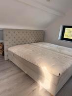 Mérens boxspring 200 x 210, Ophalen, Gebruikt, Tweepersoons, Overige maten