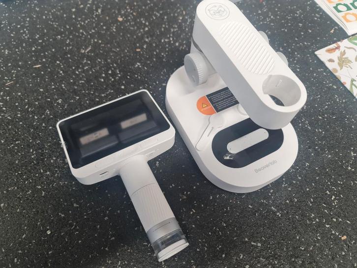 BEAVERLAB 4.0" IPS scherm Microscoop 1080P HD, Audio, Tv en Foto, Optische apparatuur | Microscopen, Zo goed als nieuw, Biologische microscoop