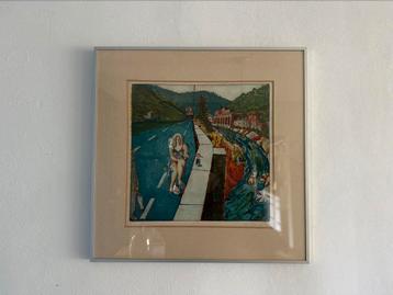 Cees Landsaat “Piena Bassu ‘83” kleurets 7/45 beschikbaar voor biedingen