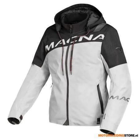 Macna Racoon Dames Motorjas, Grijs-Zwart, Motoren, Kleding | Motorkleding, Nieuw met kaartje, Ophalen of Verzenden