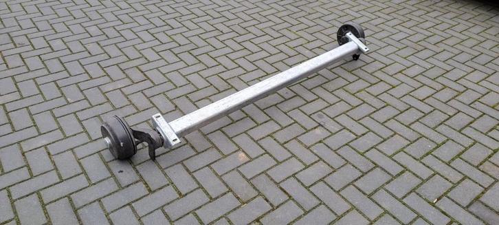 Nieper as 1350KG Padmaat 1600MM, Auto diversen, Aanhangwagen-onderdelen, Nieuw, Ophalen of Verzenden