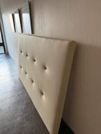 Bed Achterwand /. Hoofdbord   206x122 cm, Huis en Inrichting, Slaapkamer | Bedden, Ophalen, Wit, Tweepersoons, Zo goed als nieuw