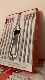 Kreeftenset 7 delig, Ophalen of Verzenden, Zo goed als nieuw, Rvs of Chroom