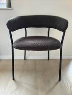 Eetkamerstoel donkerbruin japandi teddy boucle, Ophalen, Nieuw, Bruin, Eén