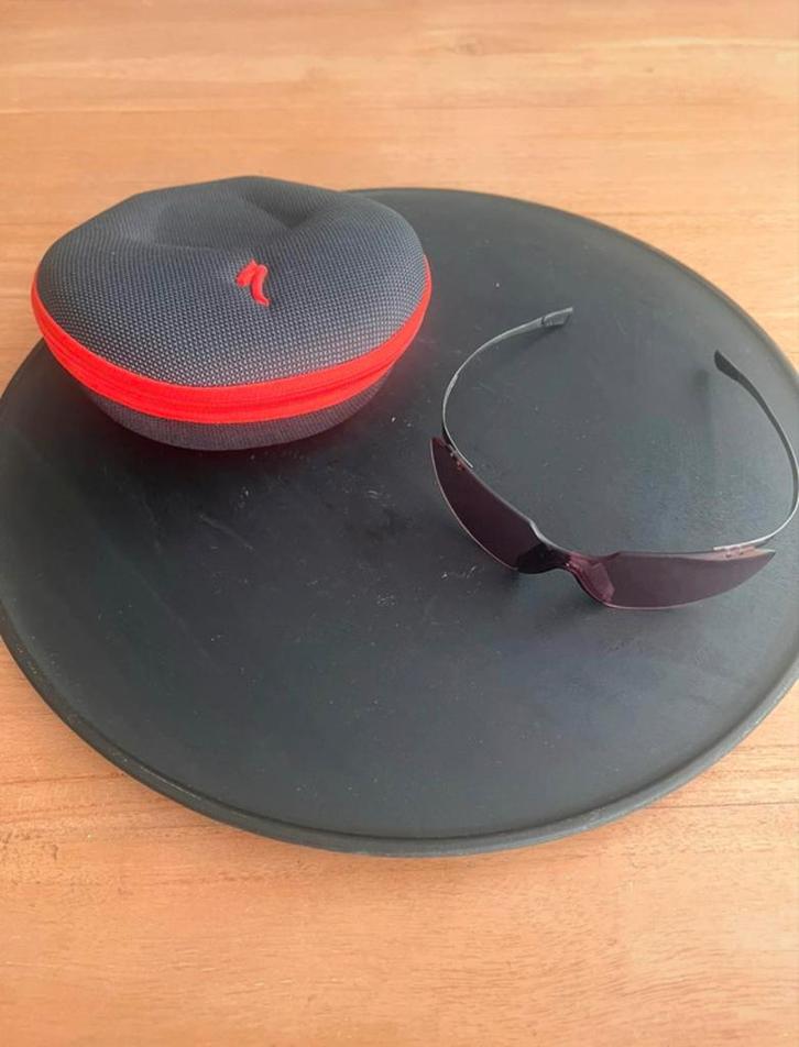 Specialized Arc Small Titanium Fietsbril met Hard Case, Sport en Fitness, Wielrennen, Gebruikt, Overige typen, Ophalen of Verzenden