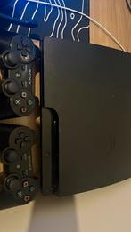 PS3 Slim 160GB (gejailbreaked), Met 2 controllers, 160 GB, Ophalen of Verzenden, Zo goed als nieuw