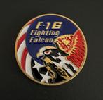 US Air Force F-16 munt, Ophalen of Verzenden, Luchtmacht, Amerika, Embleem of Badge