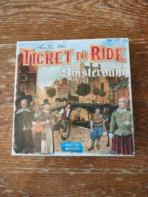 Ticket to Ride: Amsterdam, Hobby en Vrije tijd, Gezelschapsspellen | Bordspellen, Zo goed als nieuw, Een of twee spelers, Drie of vier spelers