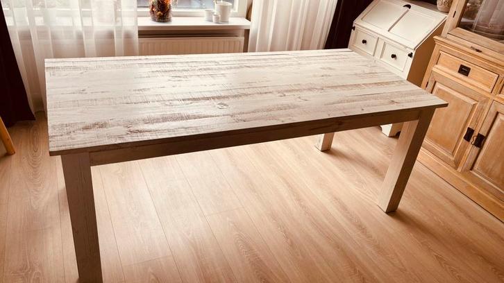 Mooie eettafel, Huis en Inrichting, Tafels | Eettafels, Gebruikt, 50 tot 100 cm, 150 tot 200 cm, Vijf personen of meer, Rechthoekig