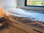 Eenpersoonsbed, Huis en Inrichting, Slaapkamer | Bedden, 90 cm, Gebruikt, Eenpersoons, Wit