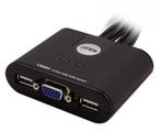 Nieuwe ATEN VGA splitter + kabels CS22U, IPS, Ophalen of Verzenden, Zo goed als nieuw, VGA
