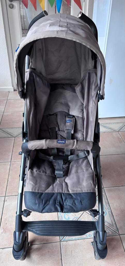Chicco Reisbuggy Liteway Grijs - Ideaal voor reizen, Kinderen en Baby's, Buggy's, Gebruikt, Overige merken, Zonnekap, Ophalen