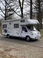 Unieke  Fiat Ducato Camper met euro mobil opbouw, 1350 kg, Electronic Stability Program (ESP), Bruin, Particulier