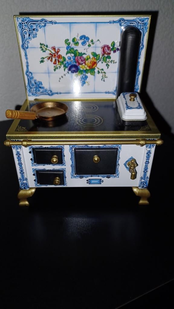 Nostalgisch fornuis oven keuken van Schopper voor poppenhuis, Verzamelen, Ophalen of Verzenden, Zo goed als nieuw, Poppenhuis