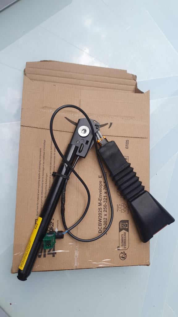 Geordelspanner met gordelslot gebruik.groene connector, Ophalen of Verzenden, Gebruikt, Opel