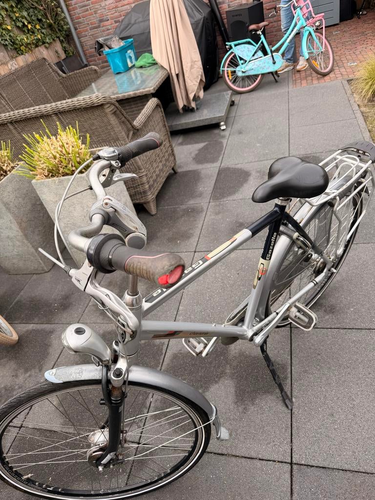 Gazelle herenfiets met 7 versn en werkende verlichting, Fietsen en Brommers, Ophalen of Verzenden, Gebruikt, Gazelle, Versnellingen