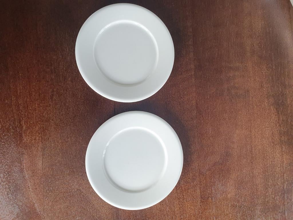 2 Arabia Finland Ego schoteltjes rond 12cm, Gebruikt, Ophalen of Verzenden, Effen, Kop(pen) en/of Schotel(s)