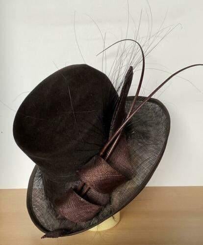 Hoed maat 59 NIEUW bruin NIEUW, Ophalen of Verzenden, Nieuw, 58 cm (L, 7¼ inch) of meer, Hoed