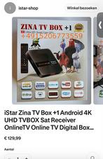iStar Zina TV Box satellite ontvanger, Ophalen of Verzenden, Nieuw, HDMI, Zonder harde schijf