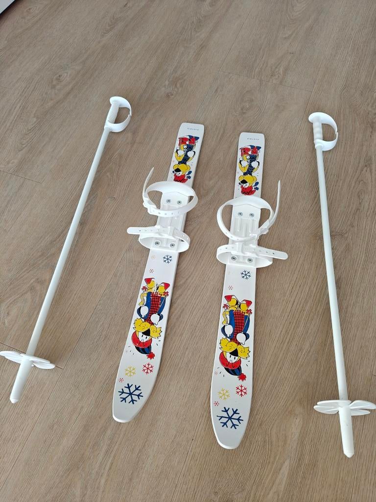 Peuterski's met stokken, Overige merken, Gebruikt, Ophalen of Verzenden, Skiën