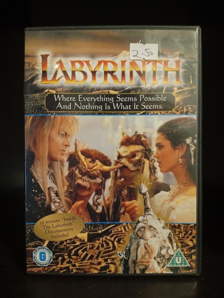 Labyrinth DVD, Alle leeftijden, Ophalen of Verzenden, Gebruikt