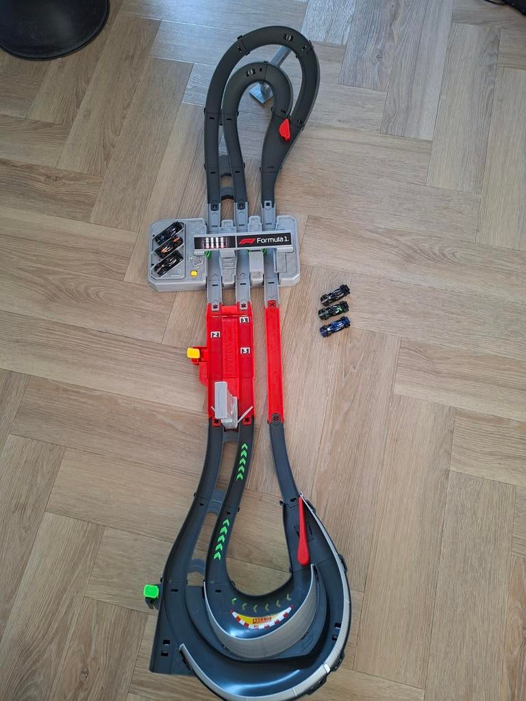 Hot Wheels Racing Formule 1 Grand Prix Racebaan, Ophalen of Verzenden