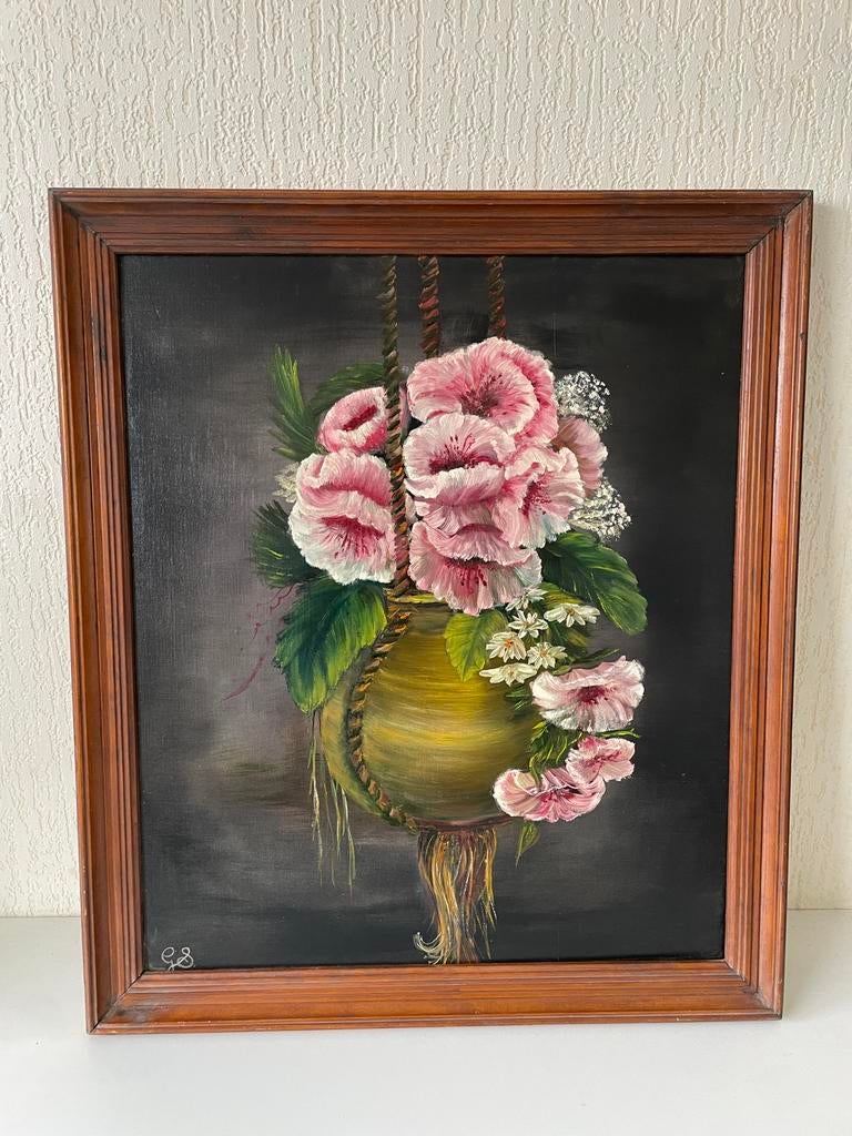 Schilderij De Nachtelijke Bloei Gerda Slingerland, Antiek en Kunst, Kunst | Schilderijen | Klassiek, Ophalen