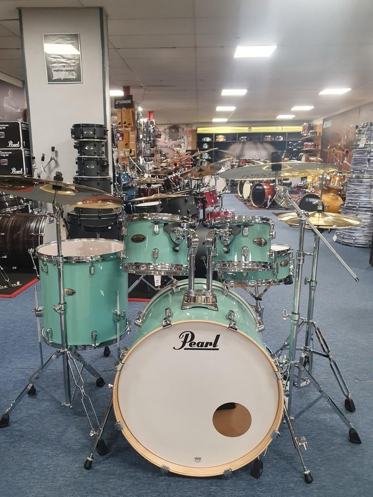 Pearl Decade maple: compleet met cymbalen: speciale prijs, Ophalen of Verzenden, Nieuw, Overige merken