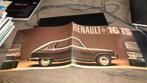 Folder RENAULT  16  TS, Verzenden, Zo goed als nieuw, Renault