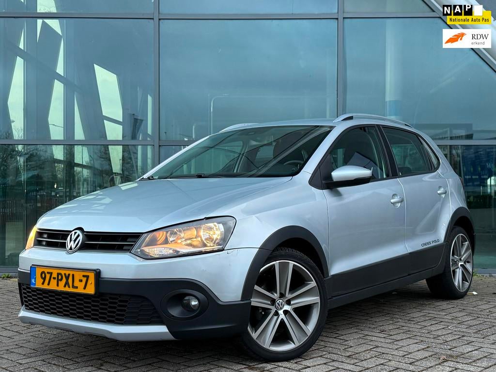 Volkswagen Polo 1.2 TSI Cross Automaat / Cruise / PDC / NAP!, Auto's, Volkswagen, Euro 5, Origineel Nederlands, Zilver of Grijs