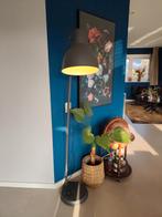 Grijze staande lamp - Modern design, Ophalen, Zo goed als nieuw, Metaal, Modern