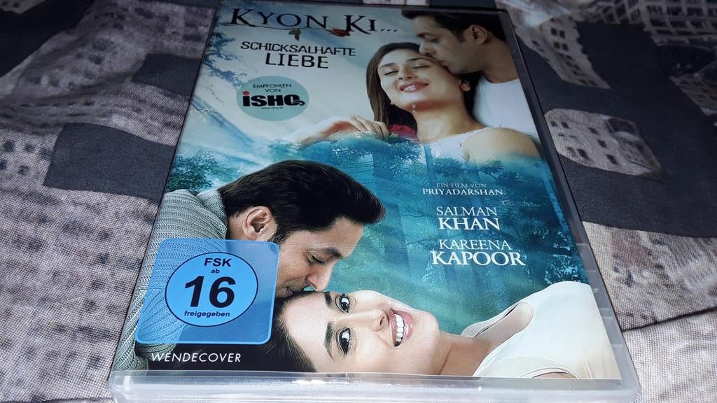 Bollywood. Salman Khan. Kyon Ki. Dvd. Nieuw In Verpakking., Vanaf 16 jaar, Ophalen of Verzenden, Nieuw in verpakking, Romantische komedie