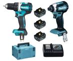 MAKITA 18V 5-DELIGE 5.0Ah BRUSHLESS COMBISET DLX8100J + MBOX, Ophalen of Verzenden, Gevuld, Nieuw